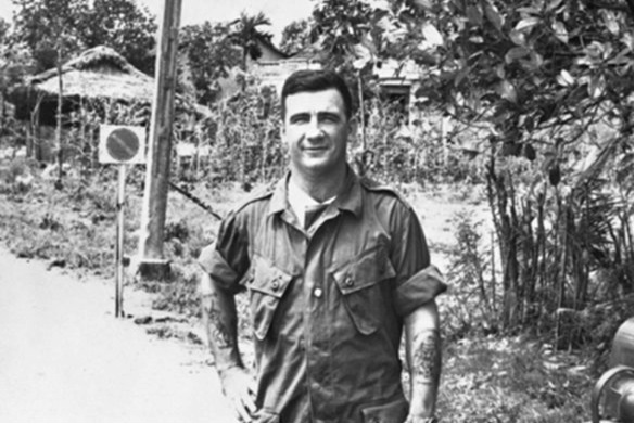 Warrant Officer Kevin “Dasher” Wheatley on patrol in South Vietnam.